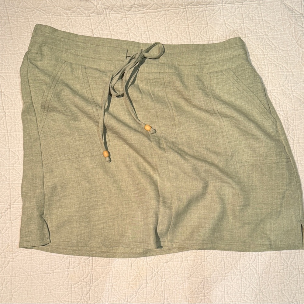 Olive Green Women's Skirt